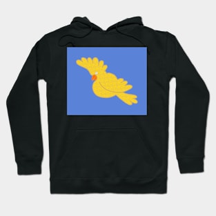 Cockatoo Yellow and Blue Hoodie